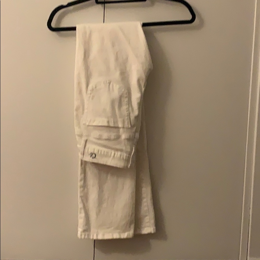 Christopher Blue White Jeans